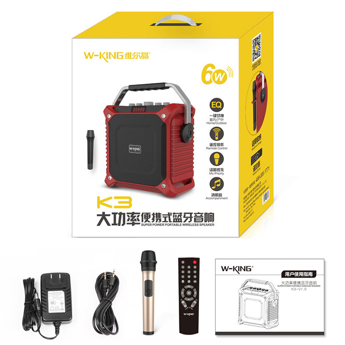 Loa bluetooth W-king K3