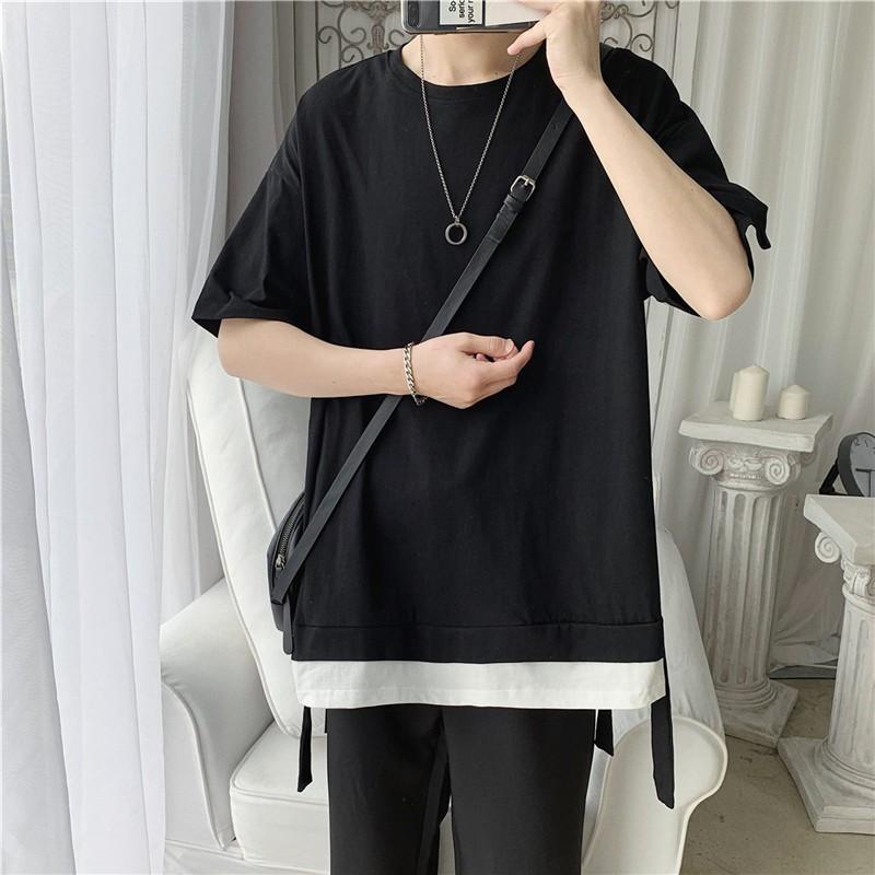 ́ thun UNISEX PHỐI VIỀN XẺ TÀ̀ ̂ ̂́ ẢNH THẬT̂́ ̣̂ % cotton ̂́, thoáng mát