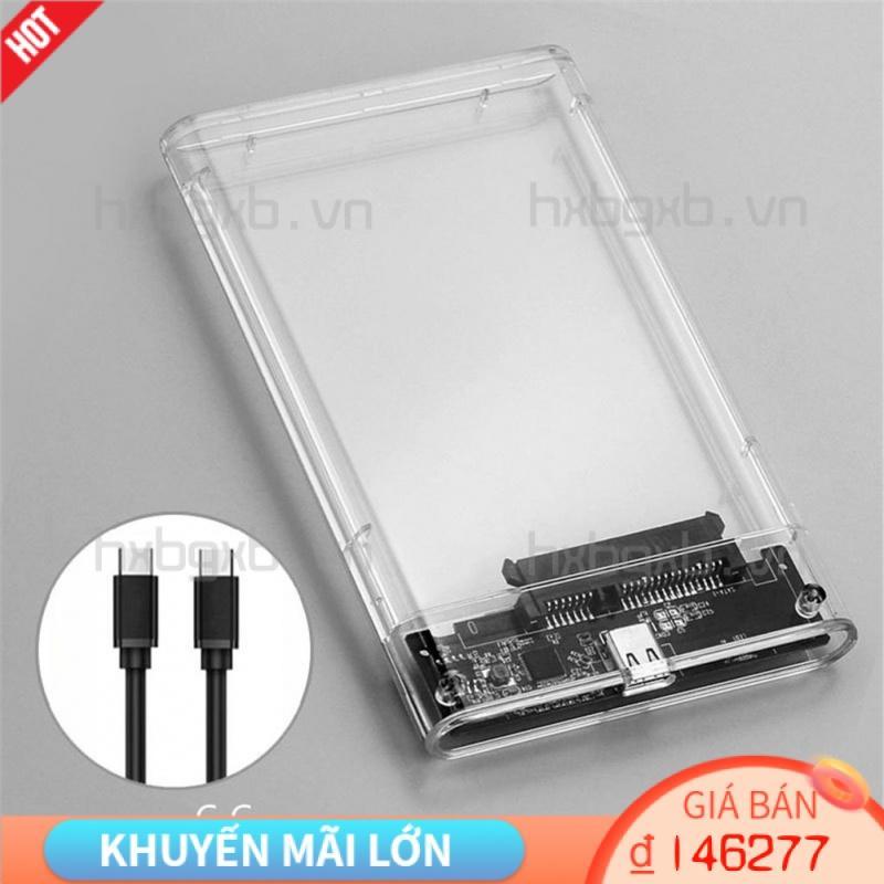 Hộp ổ cứng HDD Type C tốc độ cao 2.5 inch trong suốt