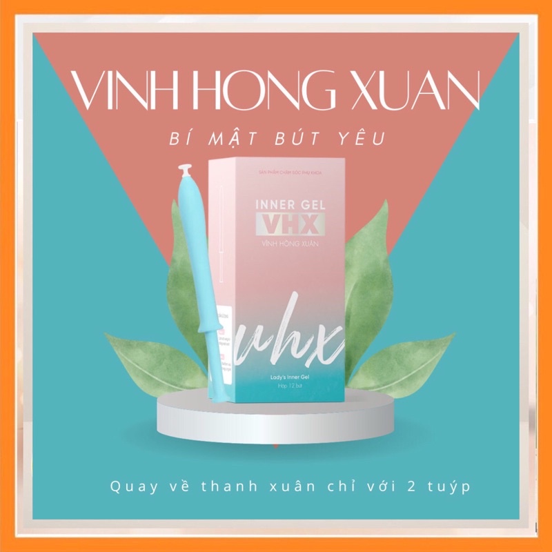 Sản phẩm chăm sóc phụ khoa Bút yêu Inner gel VHX Vĩnh Hồng Xuân - Hộp 12 bút