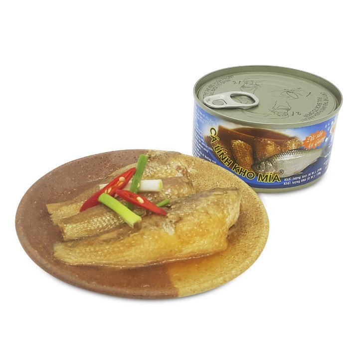 LỐC 6 HỘP CÁ LINH KHO MÍA ĐÓNG HỘP - 210G - CHÍNH HÃNG ANTESCO - ĐẶC SẢN AN GIANG CÁ ĐÓNG HỘP - DÙNG KÈM MẮM CÁ LINH CHƯNG - CLKMX6
