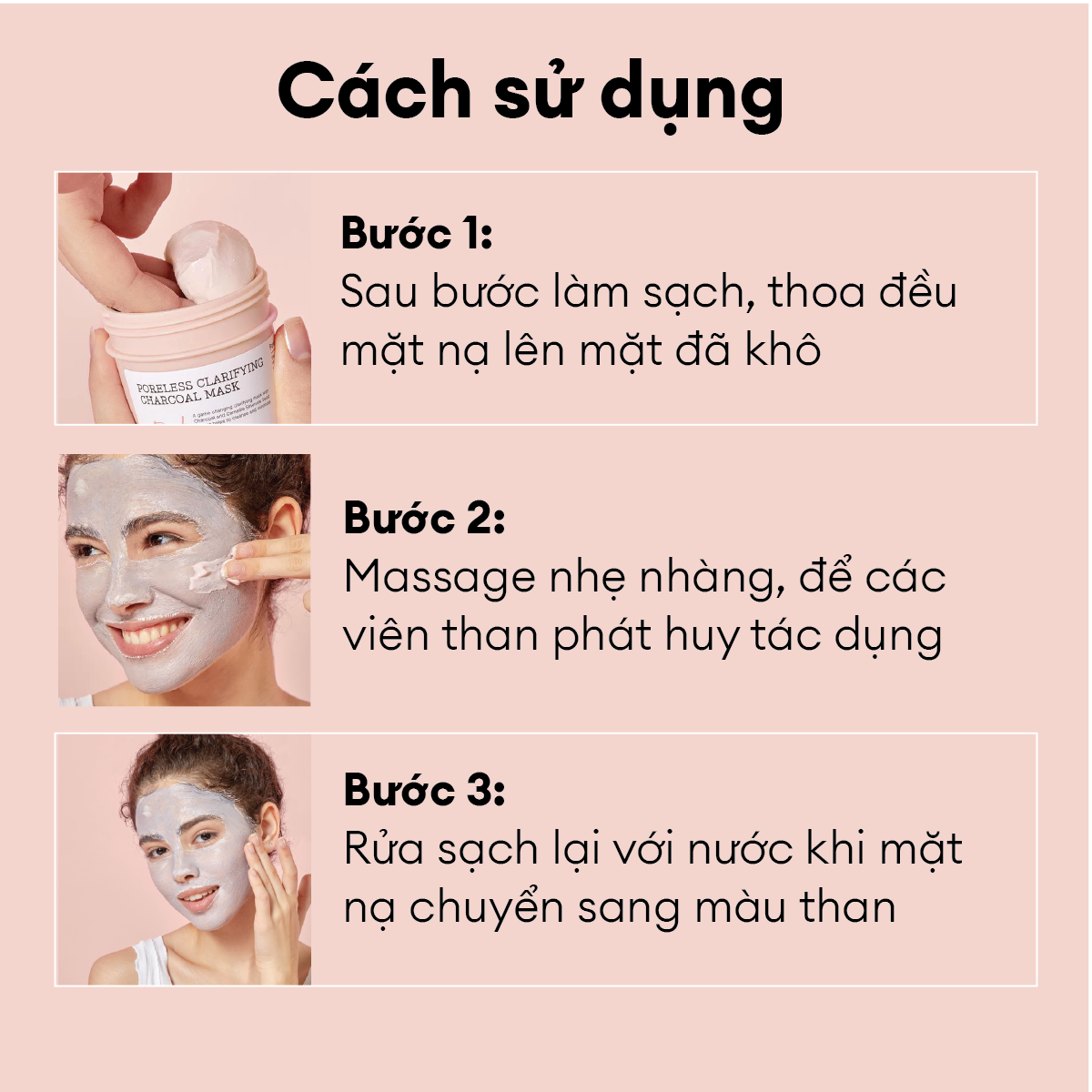 Mặt nạ than hồng COSRX Poreless Clarifying Charcoal Mask Pink 110g
