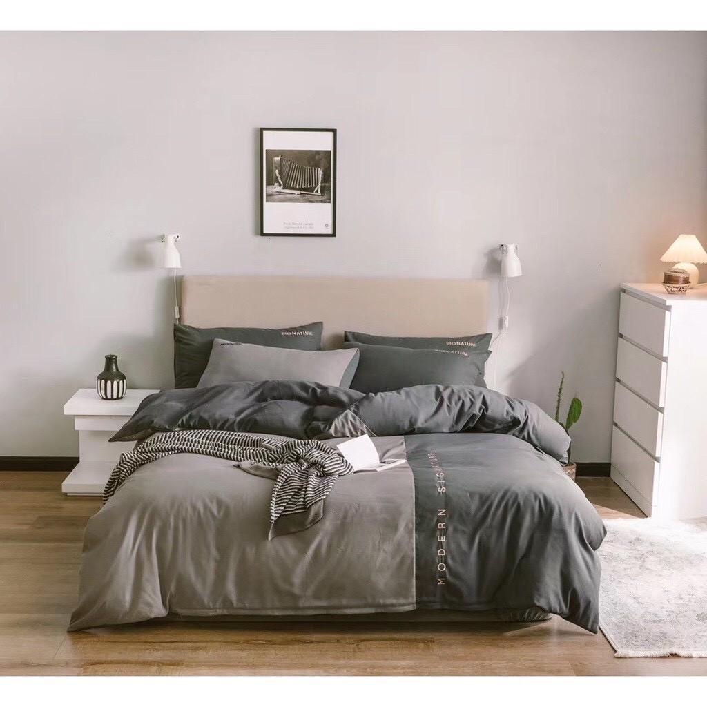 Bộ chăn ga Cotton Tici pha màu M2T bedding chăn ga Hàn Quốc đủ màu đủ size miễn phí bo chun