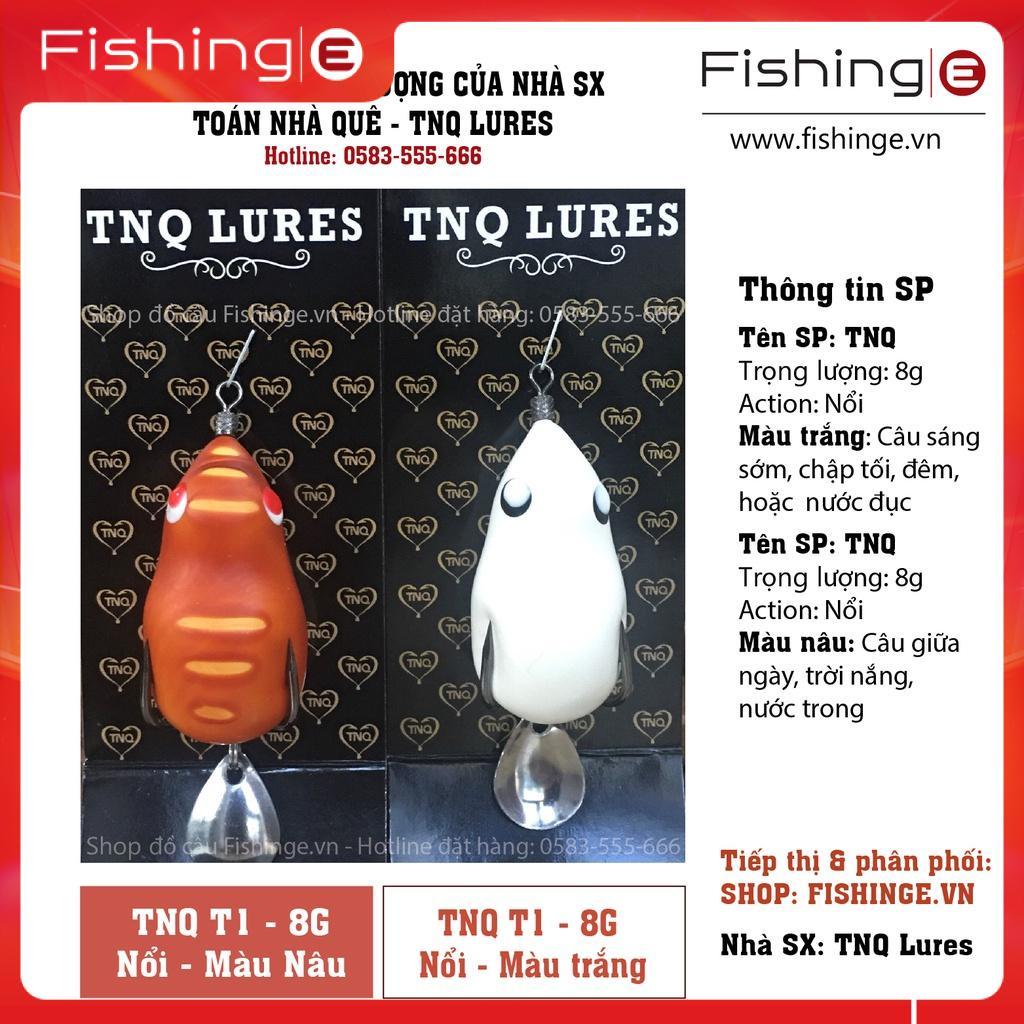 COMBO Mồi Lure Nhái Hơi TNQ (Toán Nhà Quê) ☆Tặng 5 khóa Snap