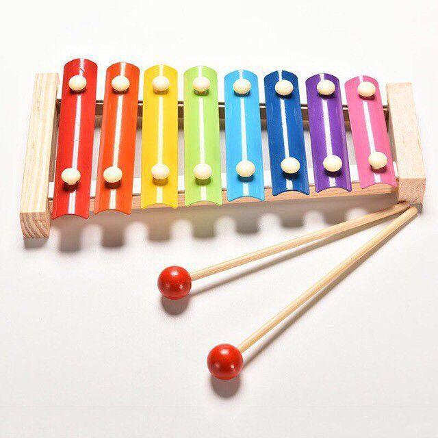 ĐỒ CHƠI GỖ- Đàn Xyliphone 8 thanh