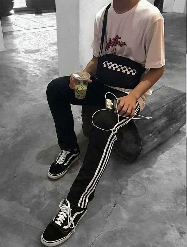 Túi đeo chéo caro nam nữ tiện ích