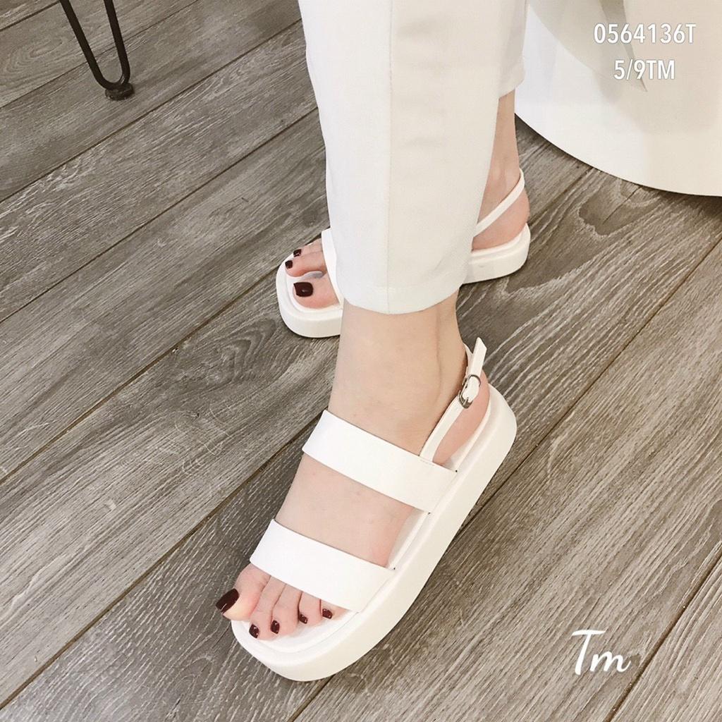 Giày sandal học sinh đế đúc dẻo siêu êm bền đẹp, dáng 2 quai nhẹ tênh