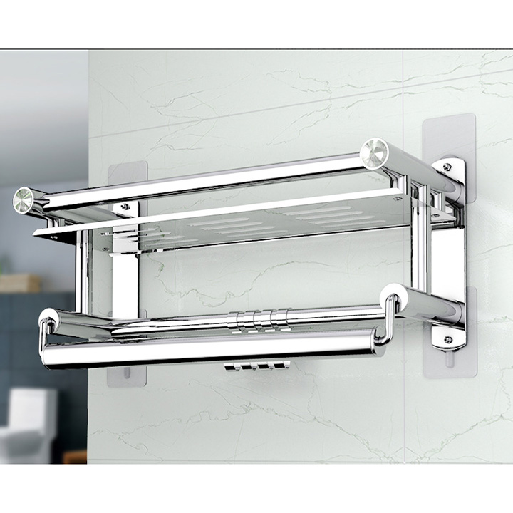 Giá Treo Khăn Dính Tường Phòng Tắm Inox 201