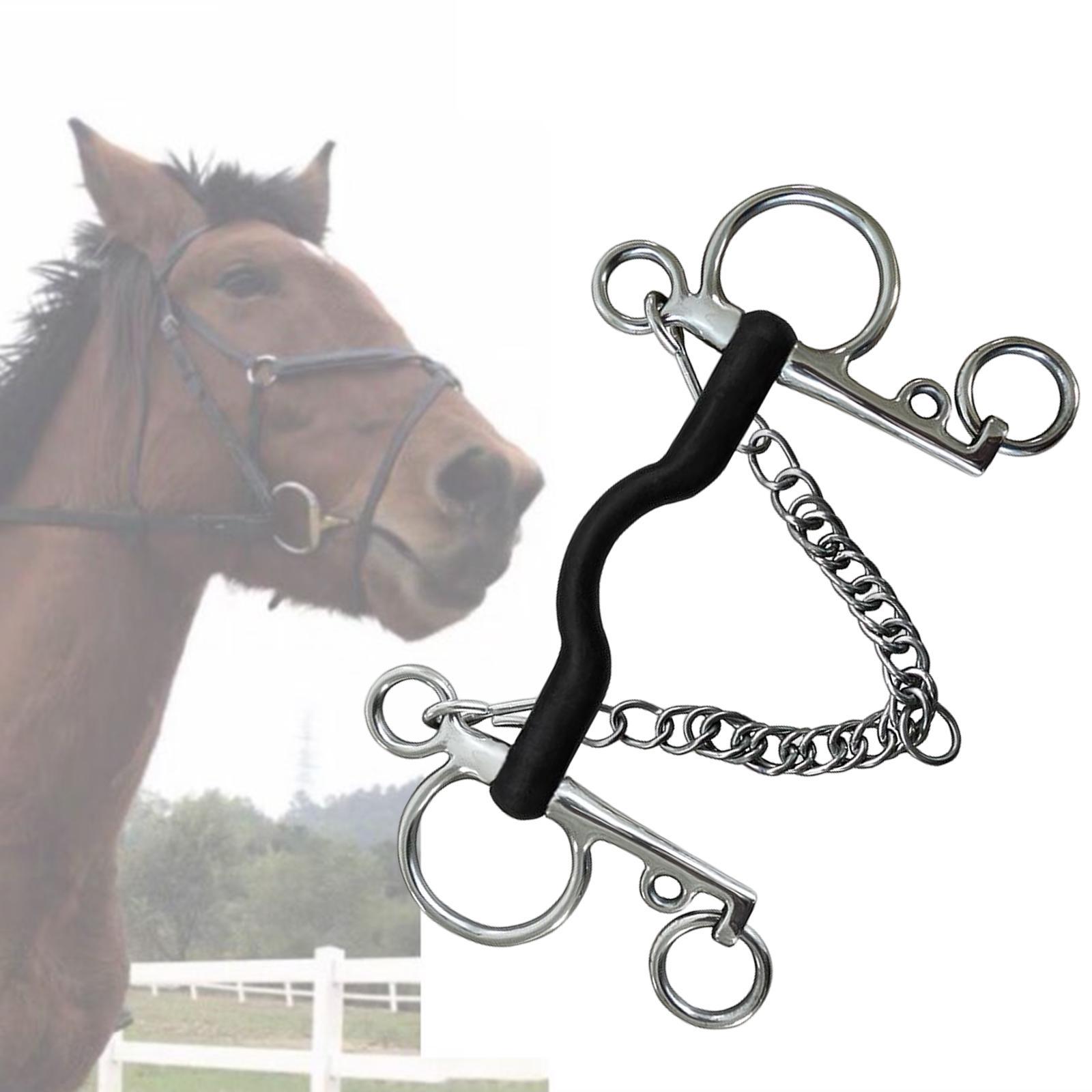 Metal Stainless Steel Equestrian Horse Bridle Horse Chewing