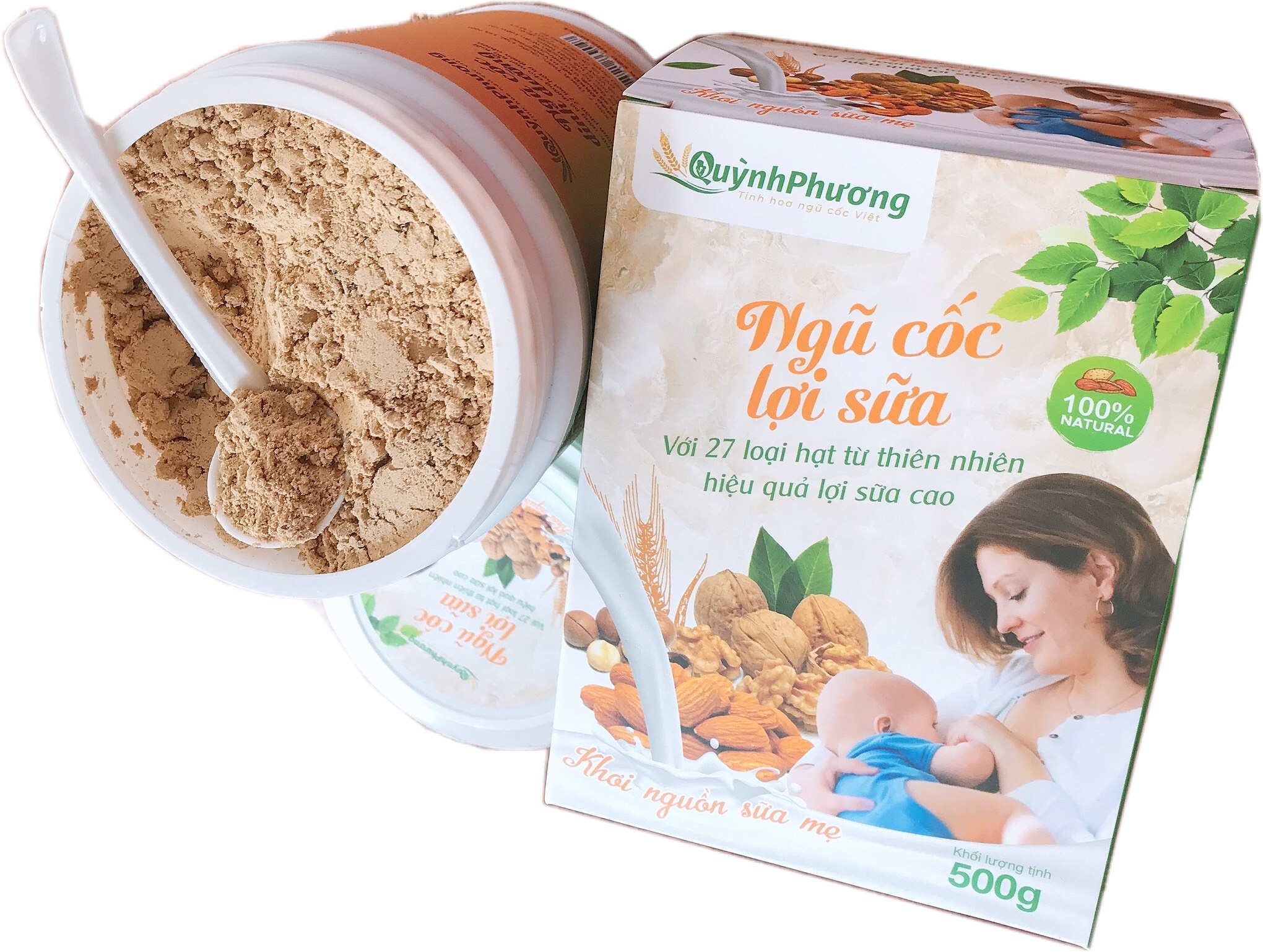 HAI HỘP BỘT NGŨ CỐC LỢI SỮA QUỲNH PHƯƠNG