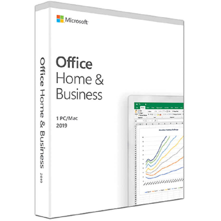 Phần mềm Microsoft Office Home and Business 2019 English APAC EM Medialess P6 (T5D-03249) - Hàng Chính Hãng