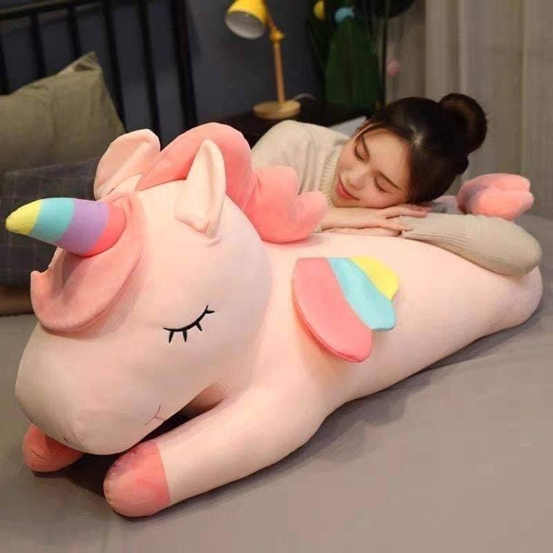 GẤU BÔNG UNICORN, GỐI ÔM NGỰA PONY 1 SỪNG DỄ THƯƠNG HOT TREND