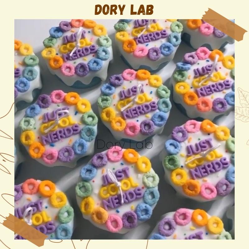 Nến Thơm Bánh Sinh Nhật Trang Trí Theo Yêu Cầu Nhiều Mẫu Lựa Chọn , Quà Tặng Độc Đáo - Dory Lab