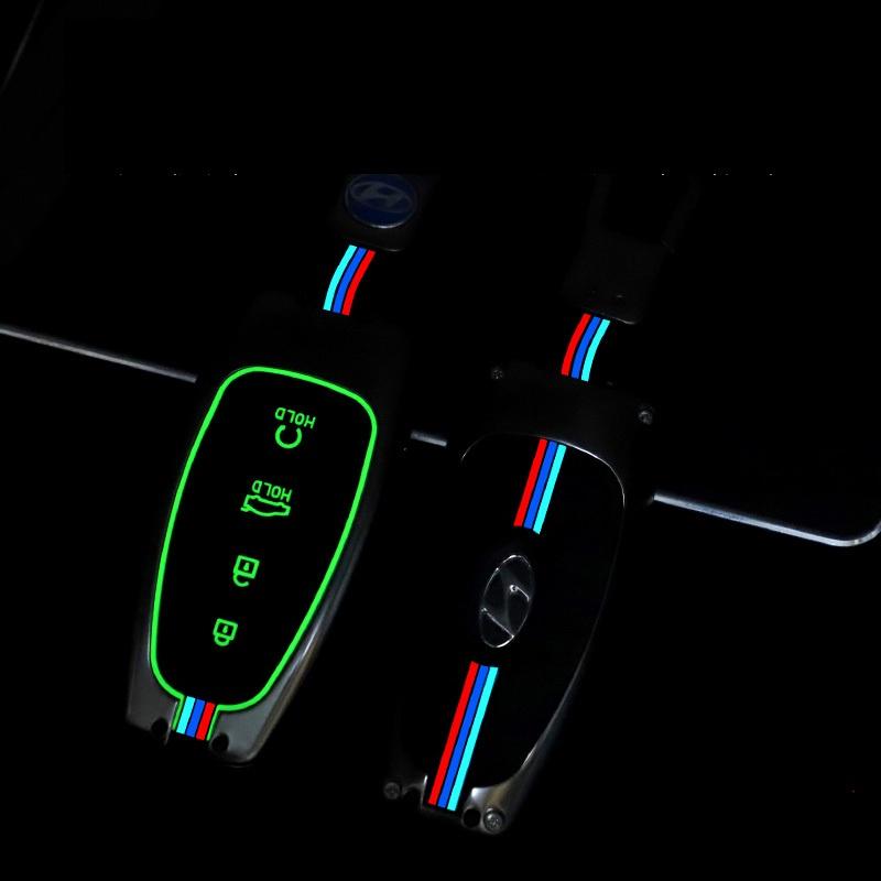 Ốp Chìa Khóa Xe Accent 2021 - 2023, Elantra 22-23 Hợp Kim Cao Cấp