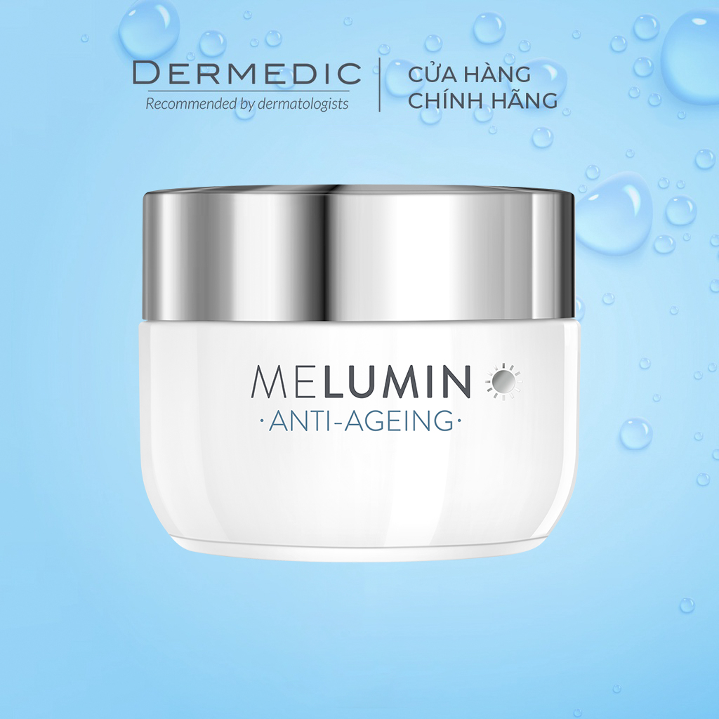 Kem Melumin Brightening Protective Day Cream SPF 50+ Dermedic - Làm sáng da kết hợp chống nắng 50g