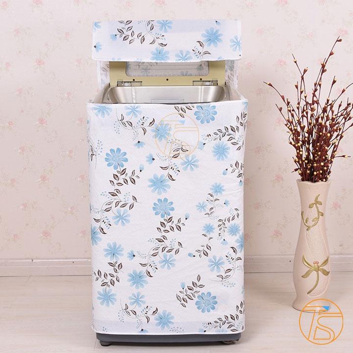 Áo Trùm Máy Giặt Cho Cửa Trên Và Cửa Ngang Dưới 12kg PEVA Dày 2 Lớp Chống Bụi Chống Nước, Washing-Machine Cover