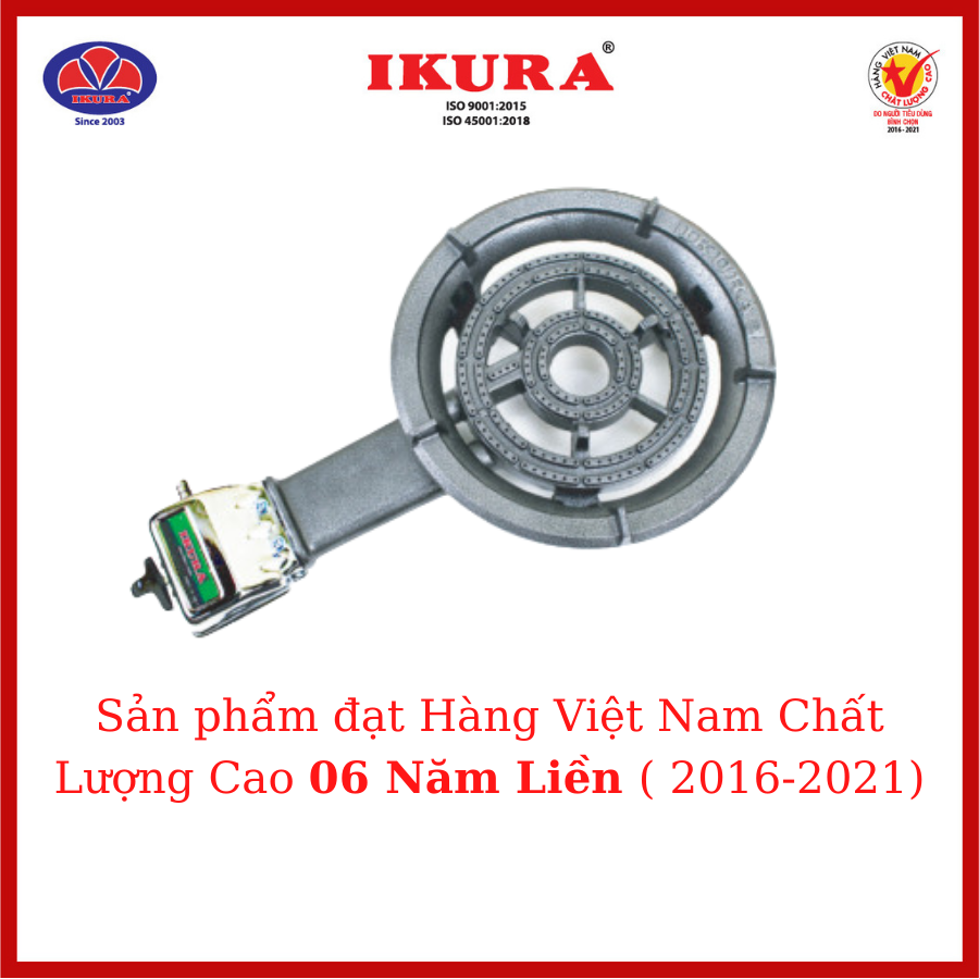Bếp gas công nghiệp hầm - IKURA Hàng Chính Hãng