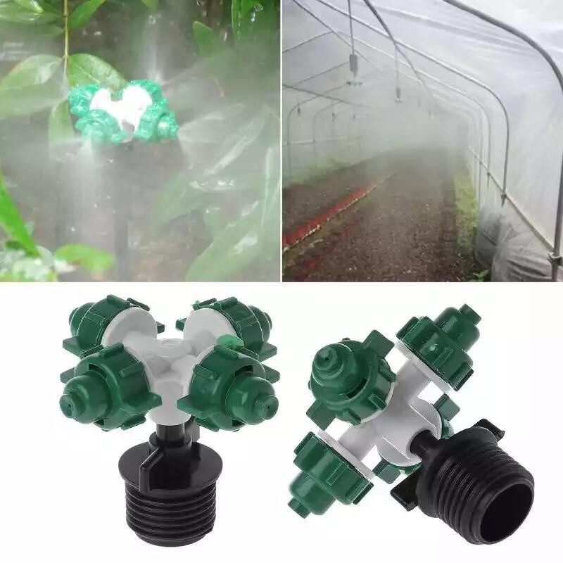 5 Béc phun sương 4 hướng tưới lan, cây cảnh kèm nối ren 21