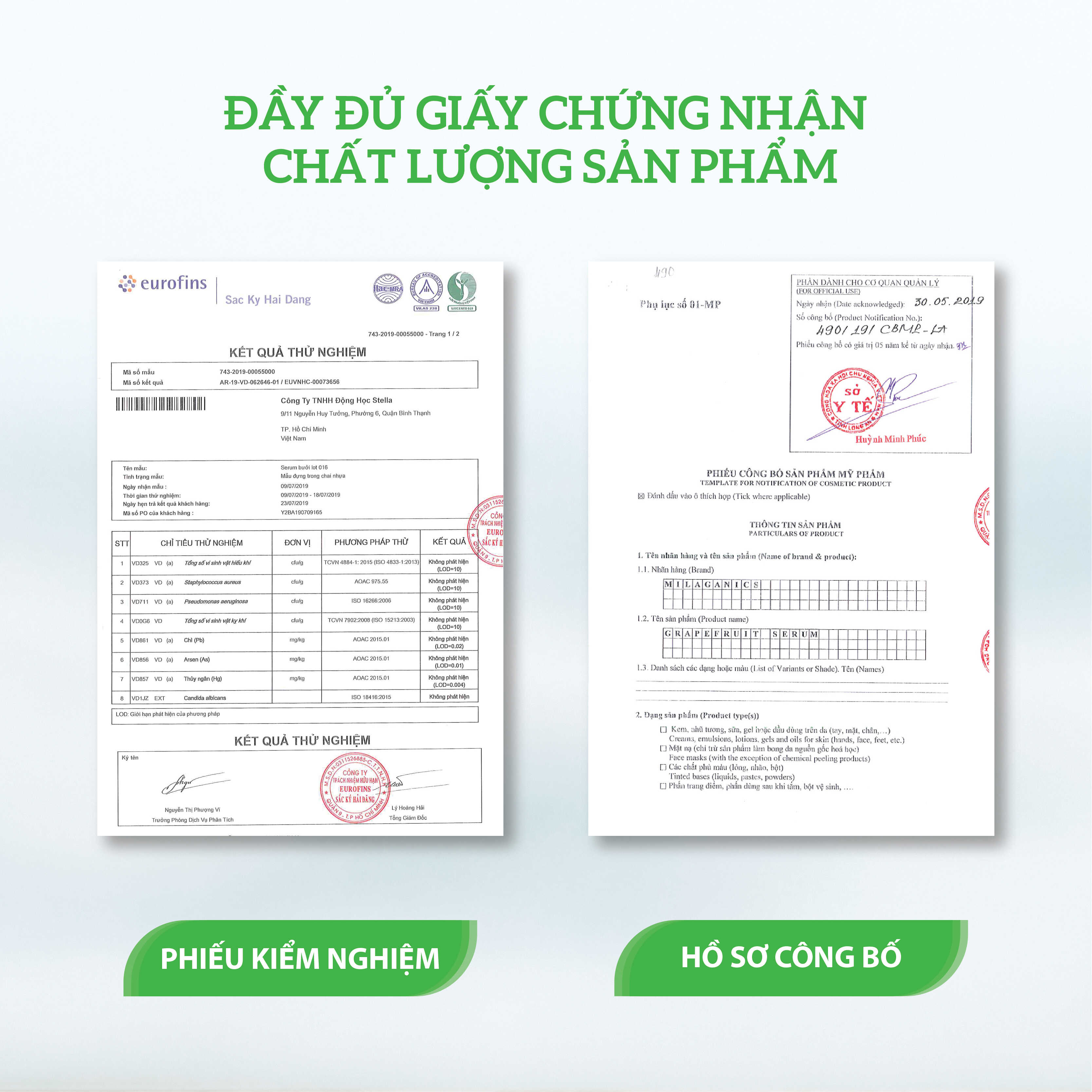 Combo 2 Serum Bưởi Kích Thích Mọc Tóc Milaganics
