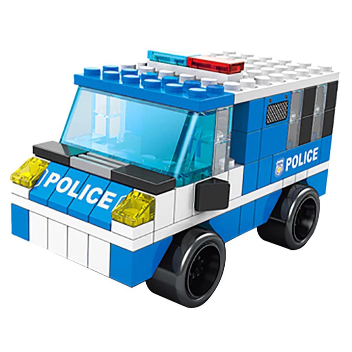 Đồ Chơi Lắp Ráp Xe Cảnh Sát 6 Trong 1 - Police Car - Toys&amp;Joys 8978-4 (1000 Mảnh Ghép)