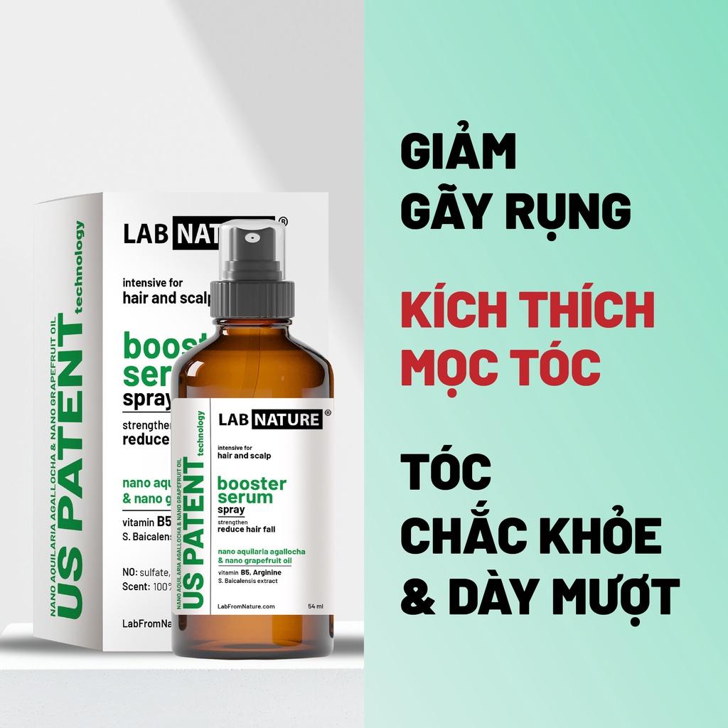 Xịt Mọc Tóc Booster Serum Lab Nature - Công nghệ Nano tinh dầu Bưởi - 54ml