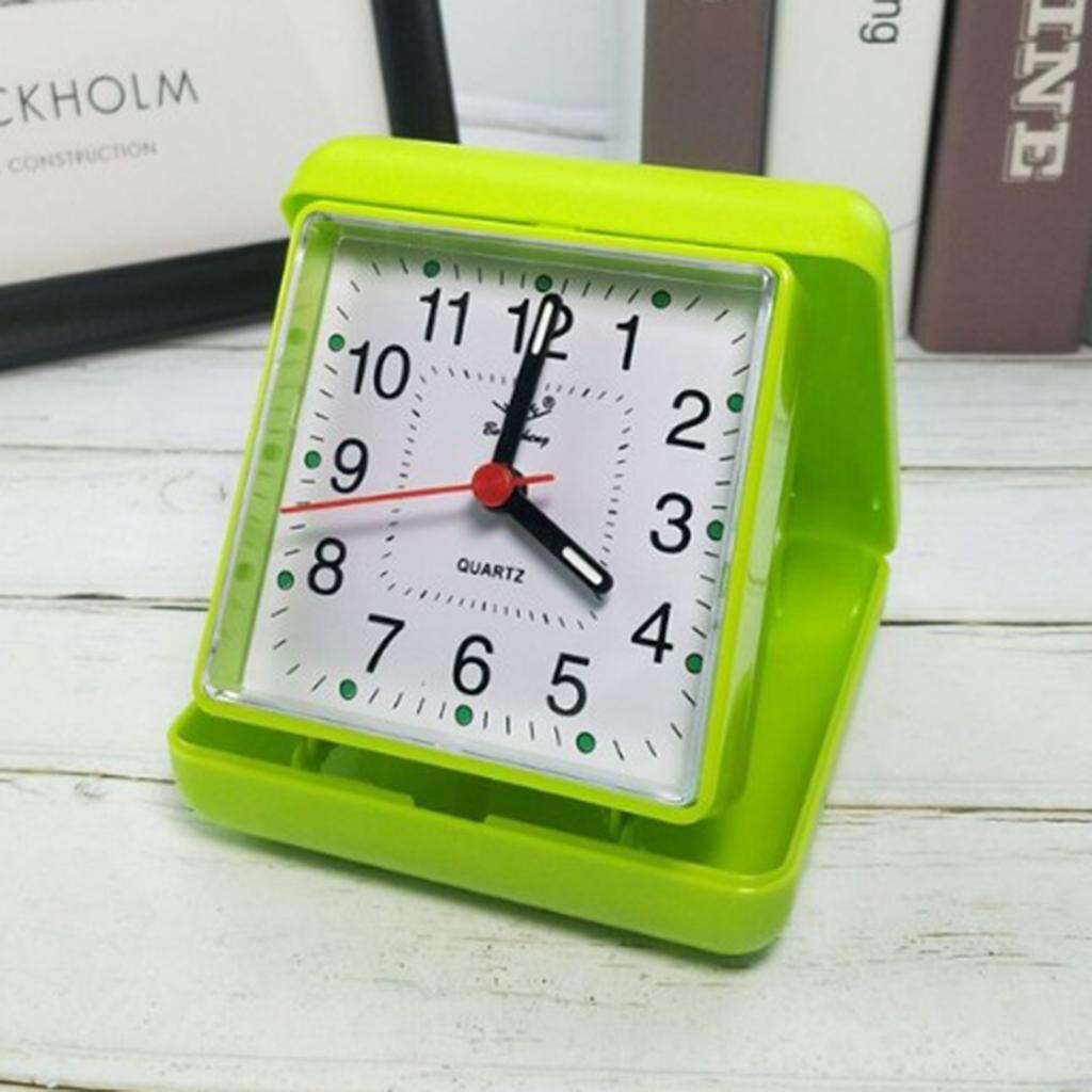 Mini Battery Travel Alarm Clock Classic Simple Square Mini Alarm-Clock