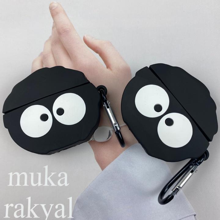 Bao Case cho Airpod 3 bảo Hoạt Hình Black Totoro - Mã TZAP393