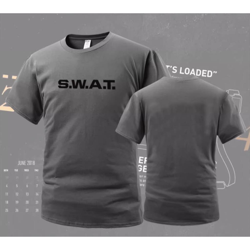 Áo thun chiến thuật S.W.A.T - đen