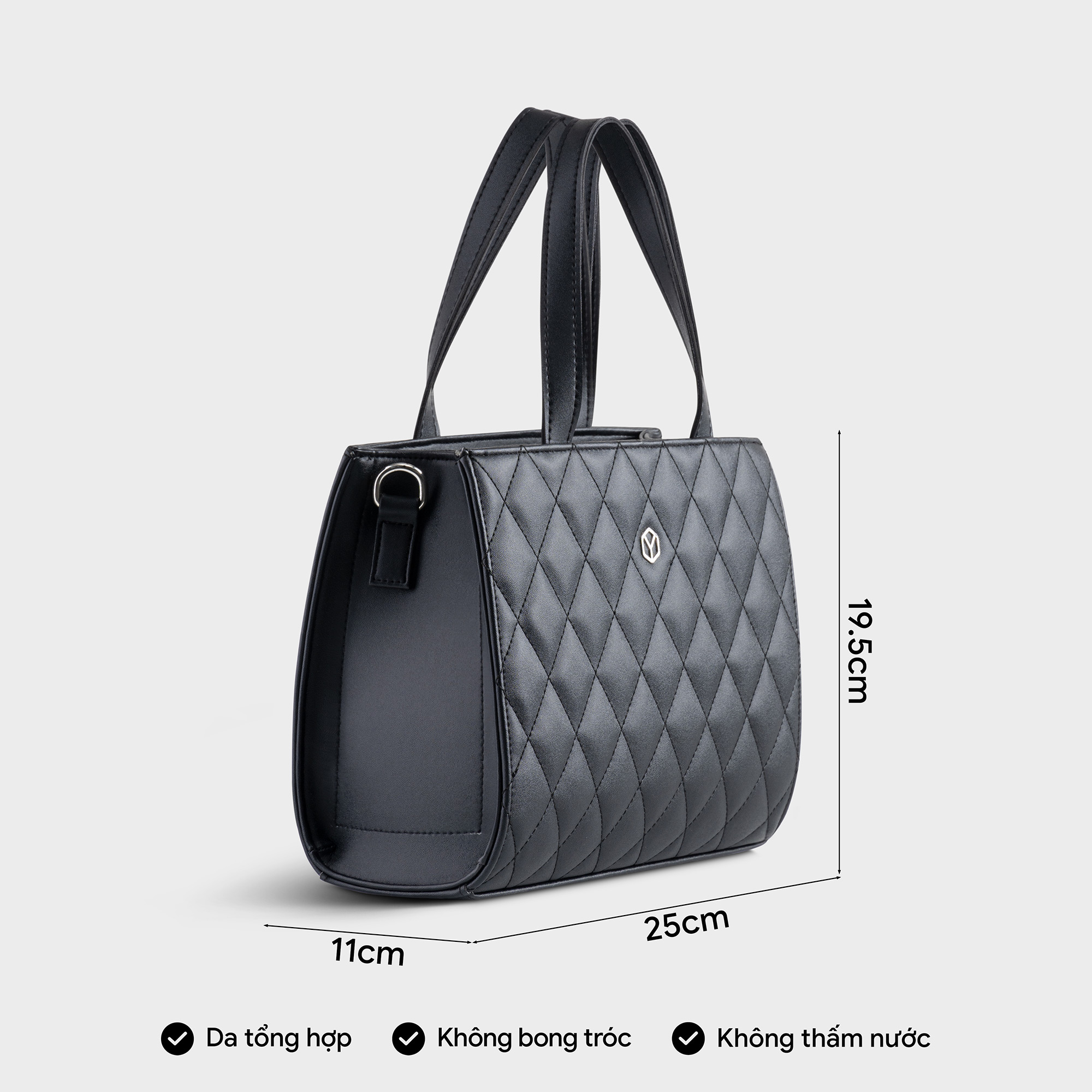 Túi Yuumy ( Thời trang nữ phối khăn thắt nơ size 25 - Túi xách da Seasand YTX45 )