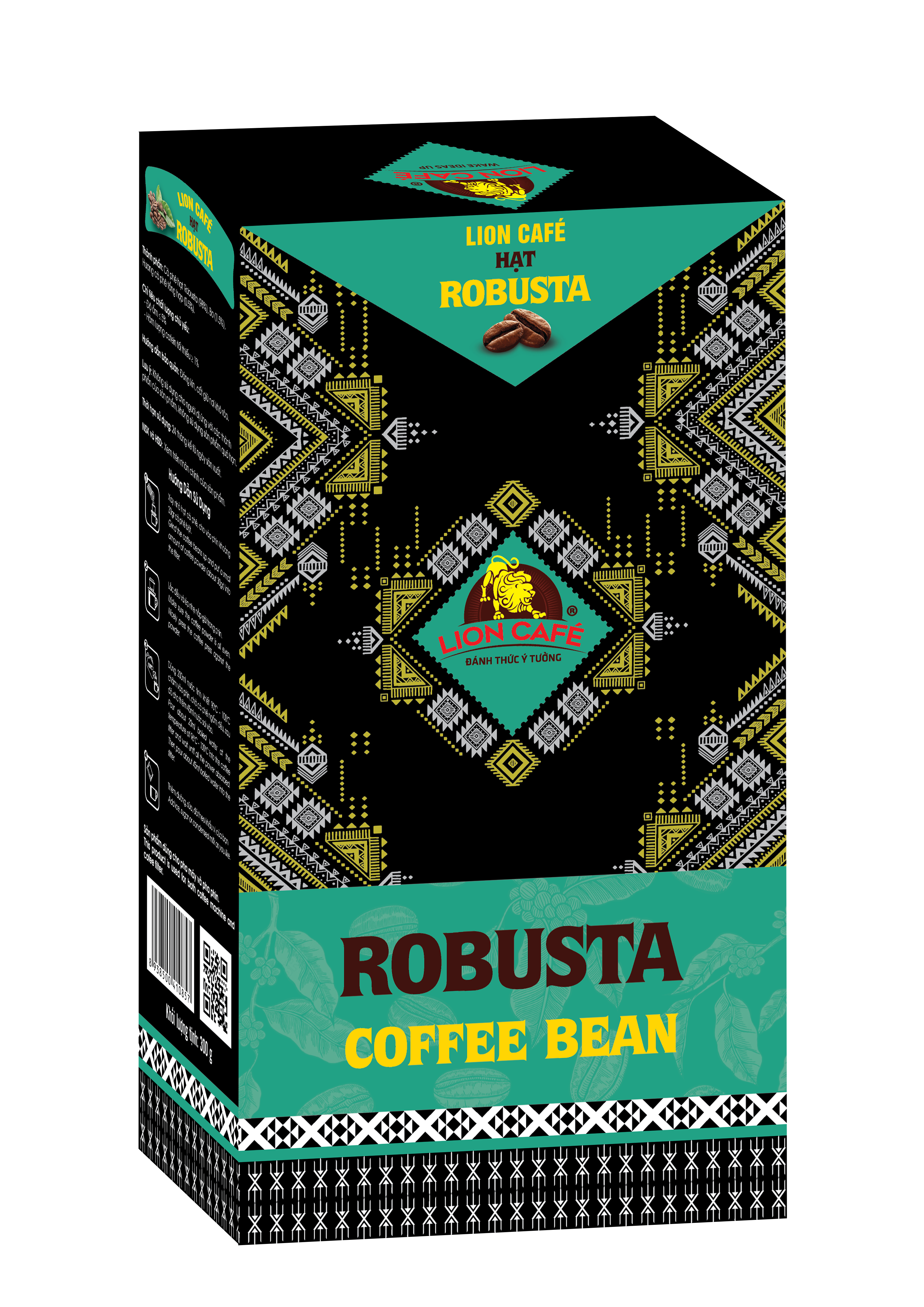 Cà phê Hạt Robusta Lion Cafe 300 gr
