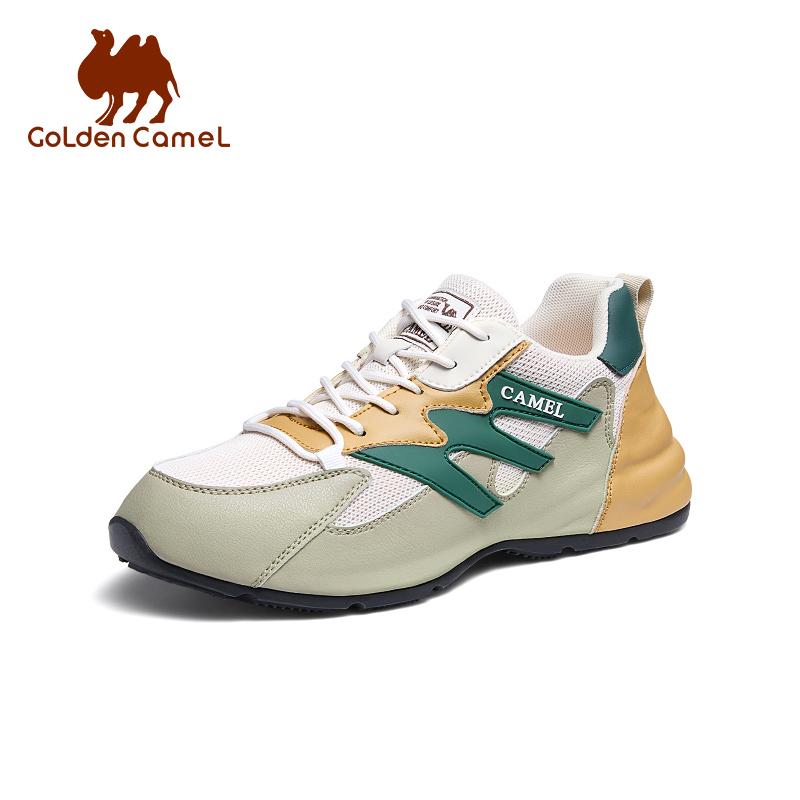 Giày thể thao nam Golden lạc đà 2023 Mùa xuân Giày thể thao ngoài trời mới. Color: Sand Green Shoe Size: 44