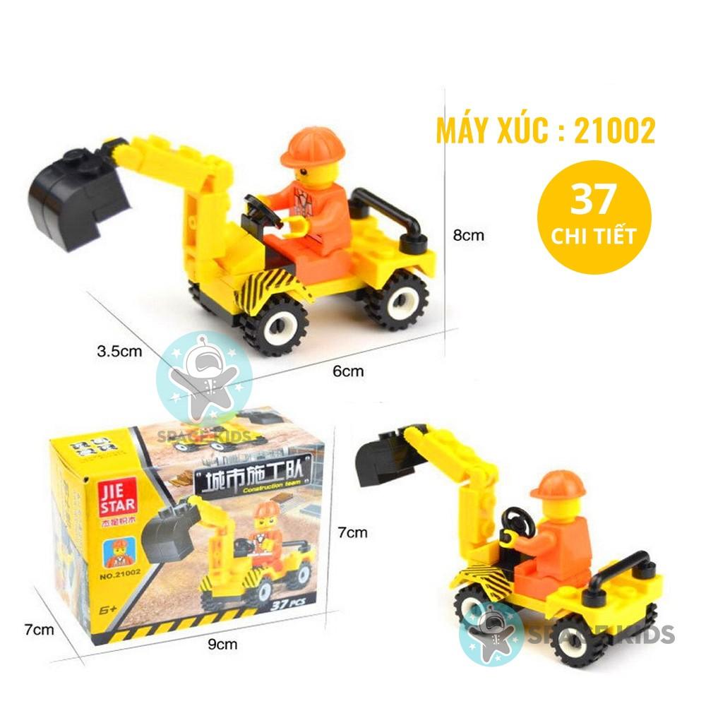 Đồ chơi cho bé xếp hình Lego city minifigures nhiều chủ đề từ 24 đến 47 chi tiết