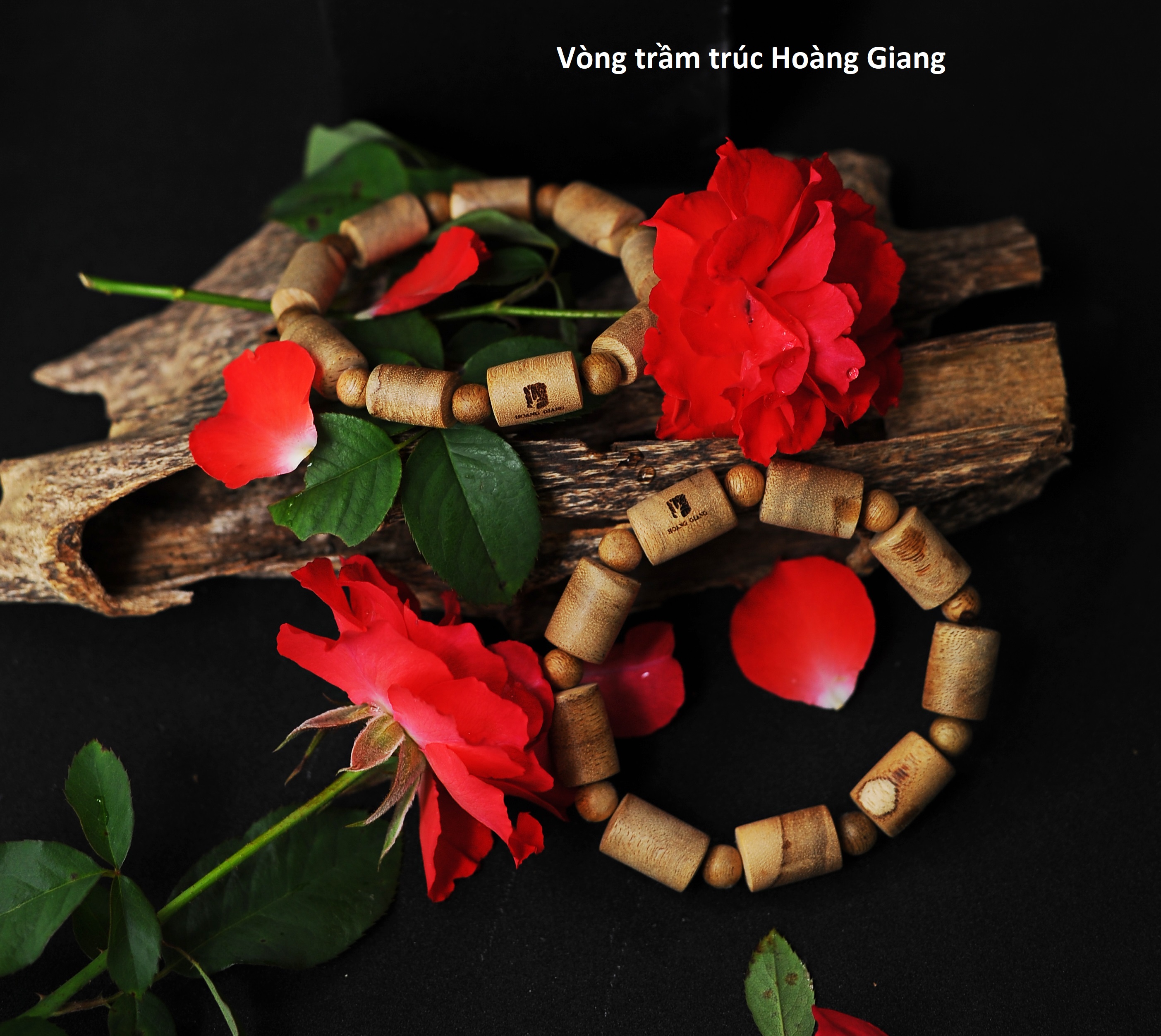 Vòng tay trầm hương Hoàng Giang - trầm hương nguyên chất