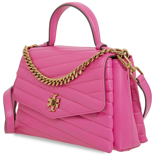 Túi Tory Top Handle Satchel Crazy Pink Size 24cm 61674 Retail 498$