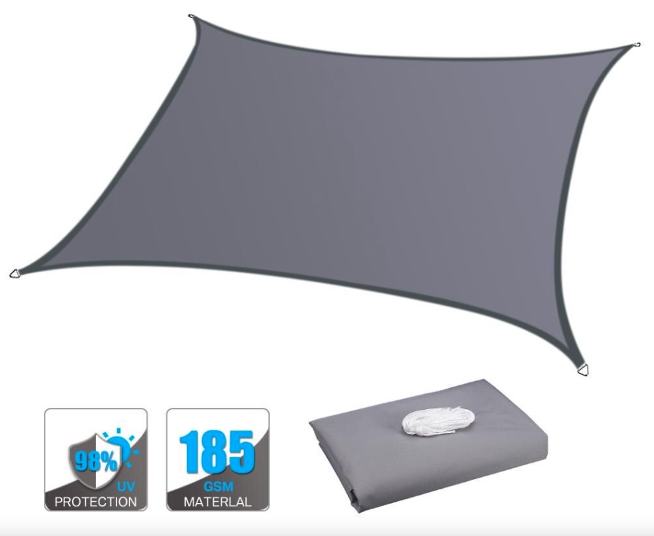 Bạt che nắng che mưa dã ngoại du lịch Rooftop Durable Sunshade 3x3m