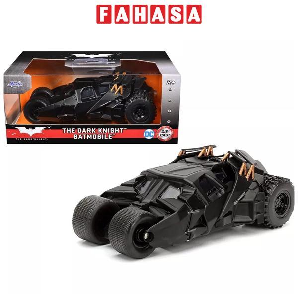 Đồ Chơi Mô Hình Sưu Tầm Xe DC Comics Batman Batmobile 1:32 - Jada Toys 98232 - 2008 The Dark Knight Batmobile - Màu Đen