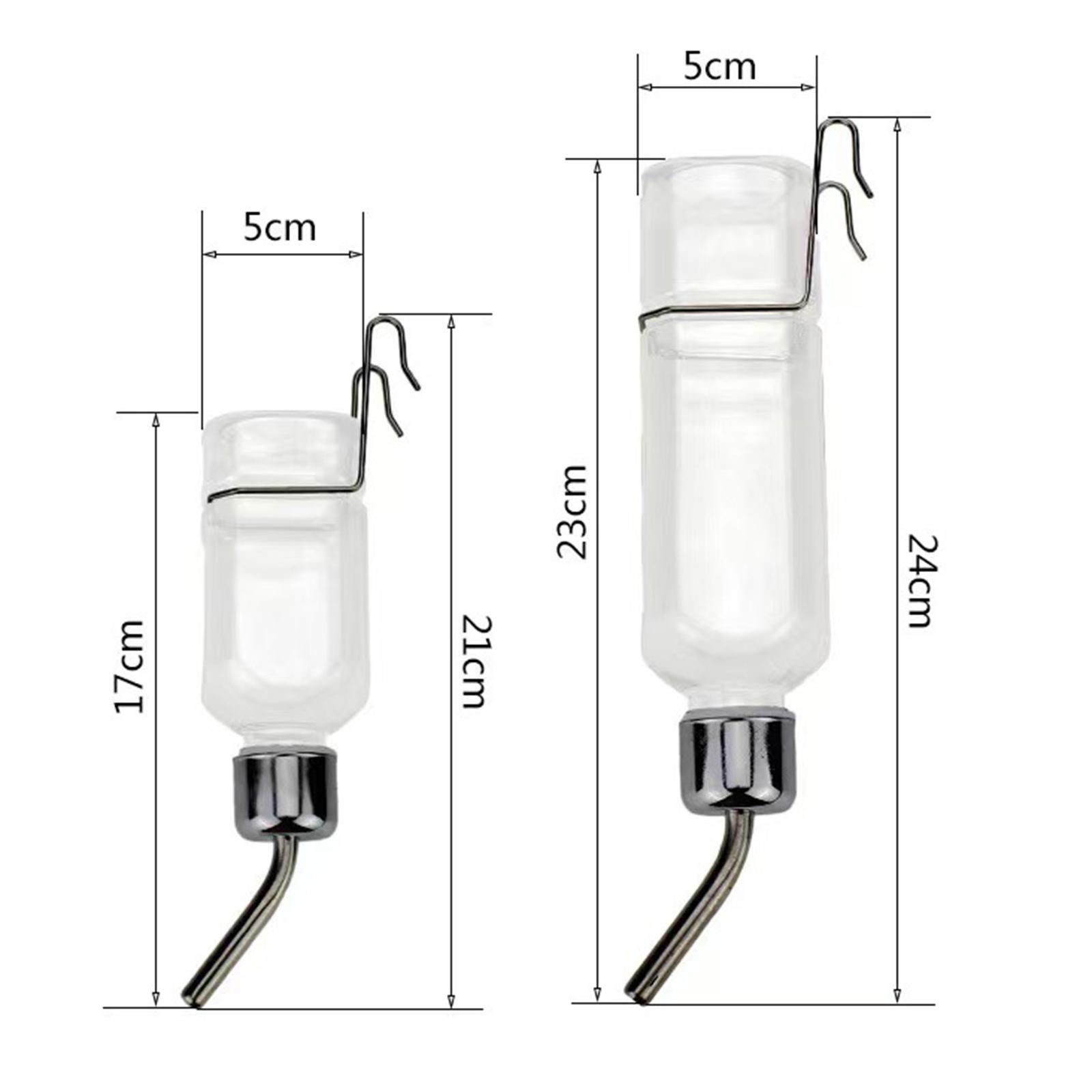 Pet Water Bottle Drinking Water Bottle for Hamster Cage Critter Crates Mount