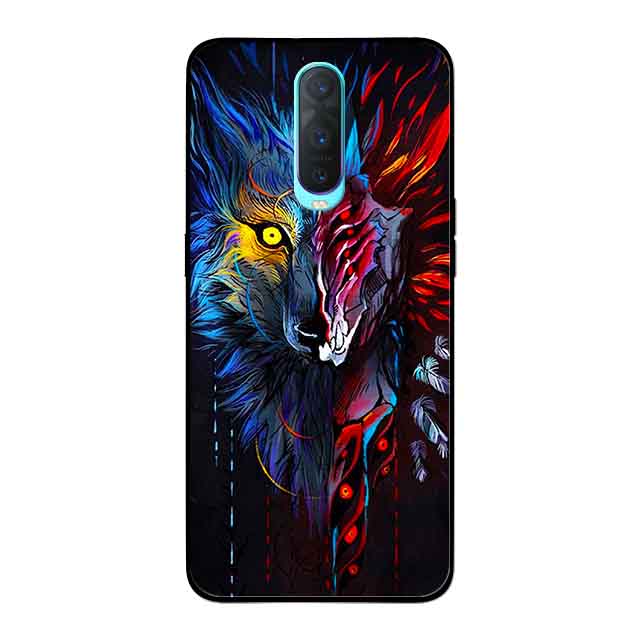 Ốp Lưng in cho Oppo R17 Pro Mẫu Sói Nhiều Màu - Hàng Chính Hãng