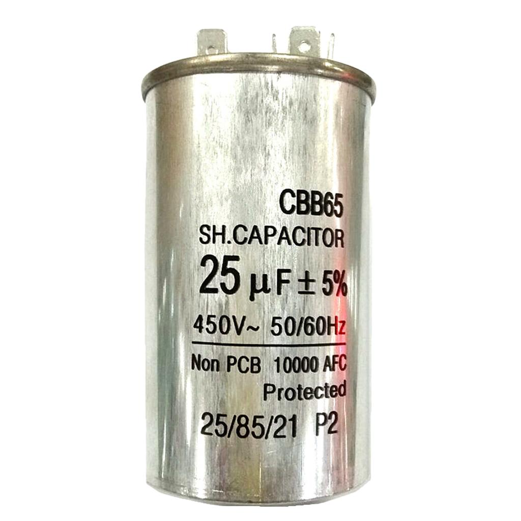 25 UF 450 V Tụ Điện Tụ Điện Động Cơ Tụ Điện Bắt Đầu Từ CBB65 Xe Máy