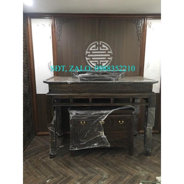 Bàn thờ bằng gỗ sồi chung cư hiện đại