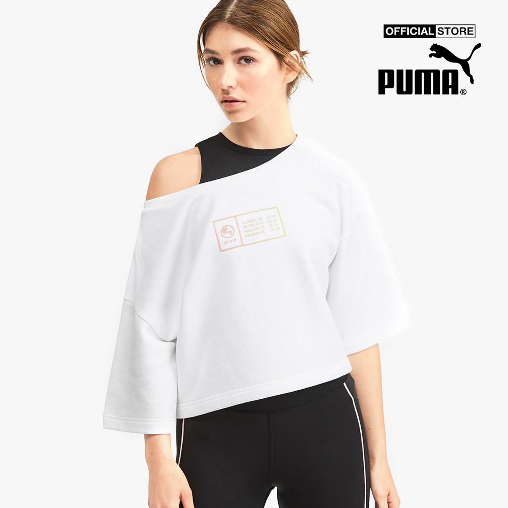 PUMA - Áo Sweatshirt nữ phom rộng SG x Puma 579782-02