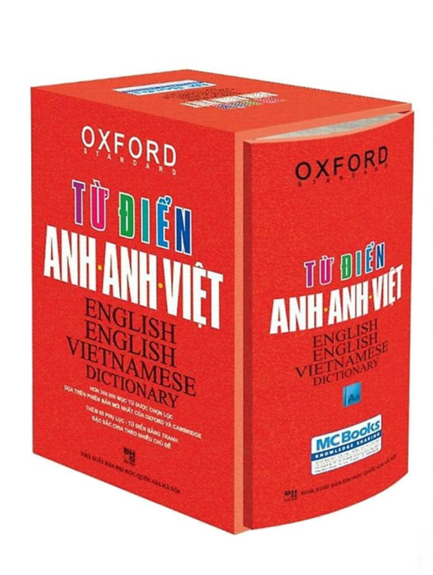 Từ Điển Anh Anh Việt Phiên Bản Bìa Cứng Màu Đỏ - Giải Nghĩa Đầy Đủ Ví Dụ Phong Phú - Bản Quyền