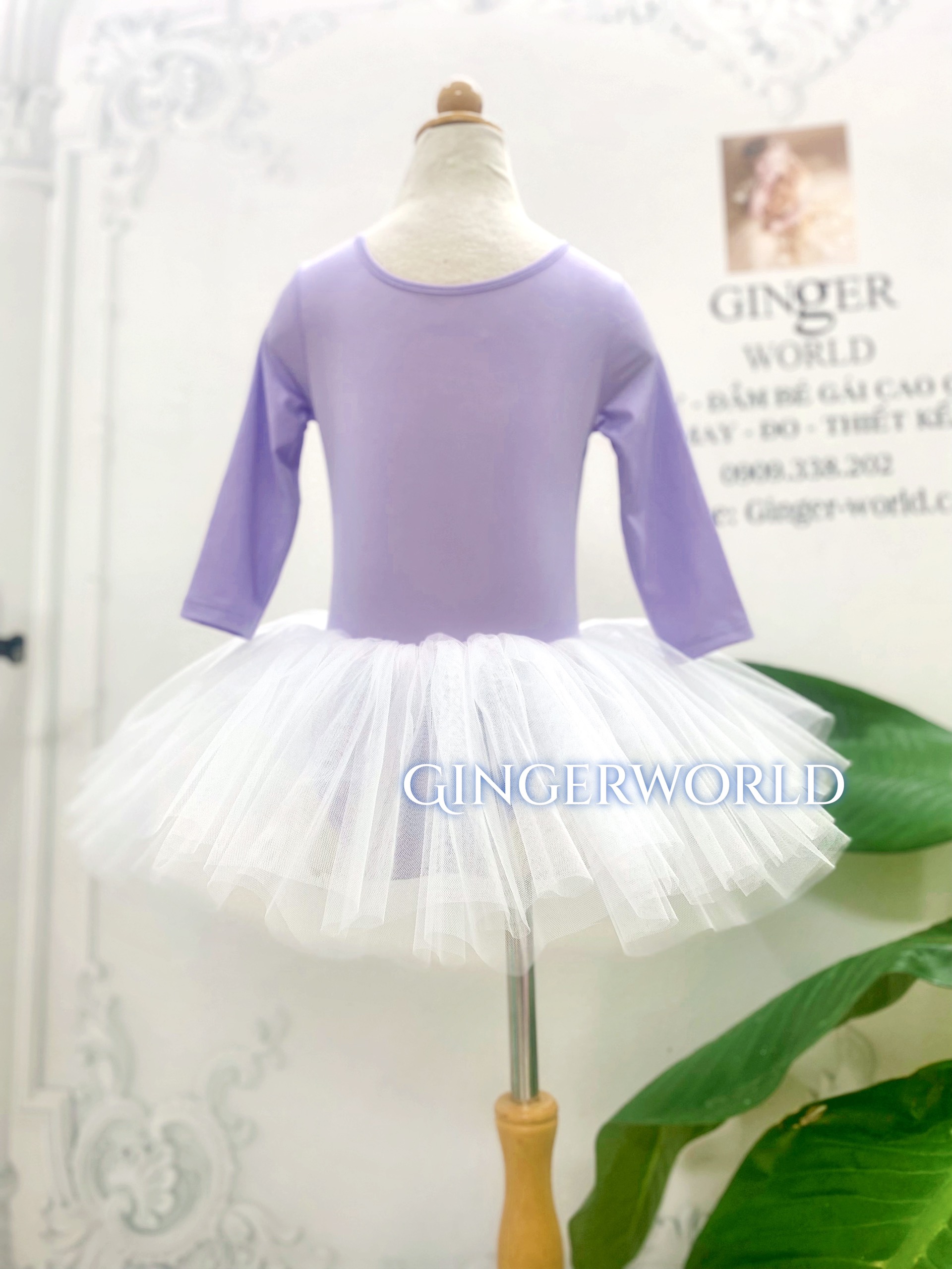 ĐẦM MÚA BALLET CHO BÉ PD390 GINGER WORLD