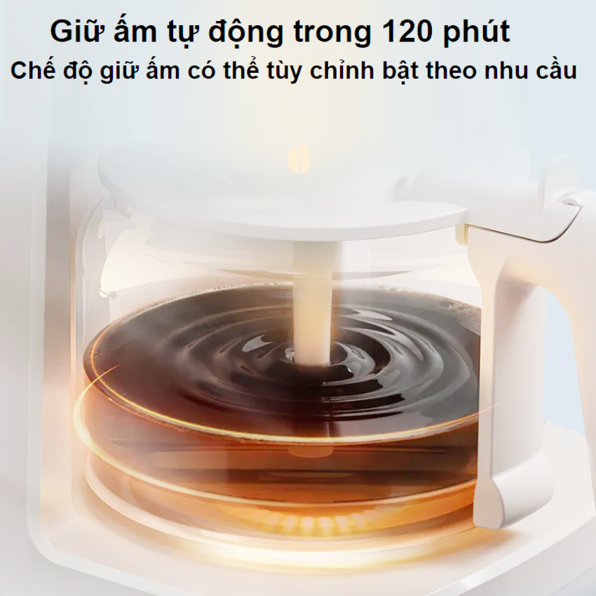 Máy pha cà phê Drip nhỏ giọt thương hiệu Hà Lan cao cấp Philips Morgen HD7781/90 - Hàng nhập khẩu