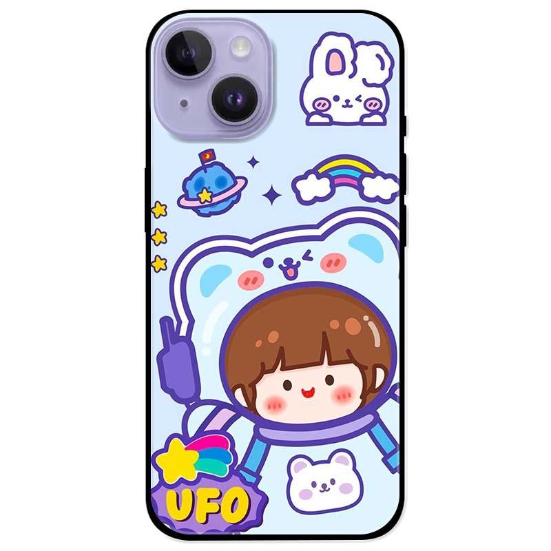 Ốp lưng dành cho Iphone 14 - Iphone 14 Plus - Iphone 14 Pro - Iphone 14 Pro Max - Cô Gái Tím