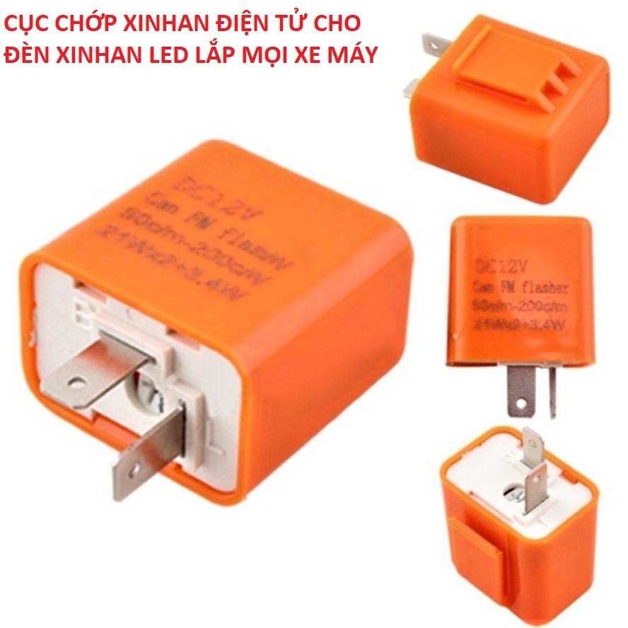 Cục chớp điện tử dành cho xe độ đèn xi nhan led có điều chỉnh nhanh chậm loại tốt