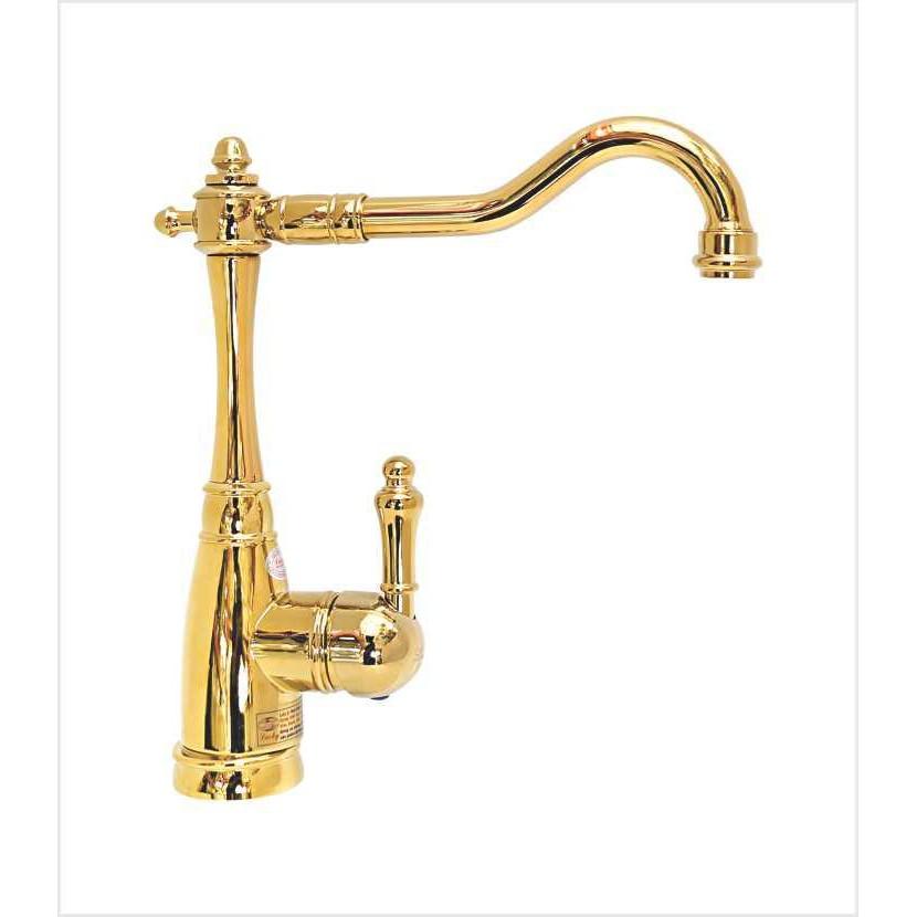 Vòi lavabo mạ vàng 30cm EV-MV24