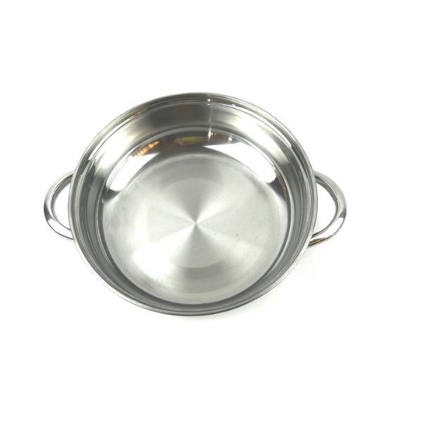 Nồi lẩu inox Fivestar 1 đáy 24cm nắp kính