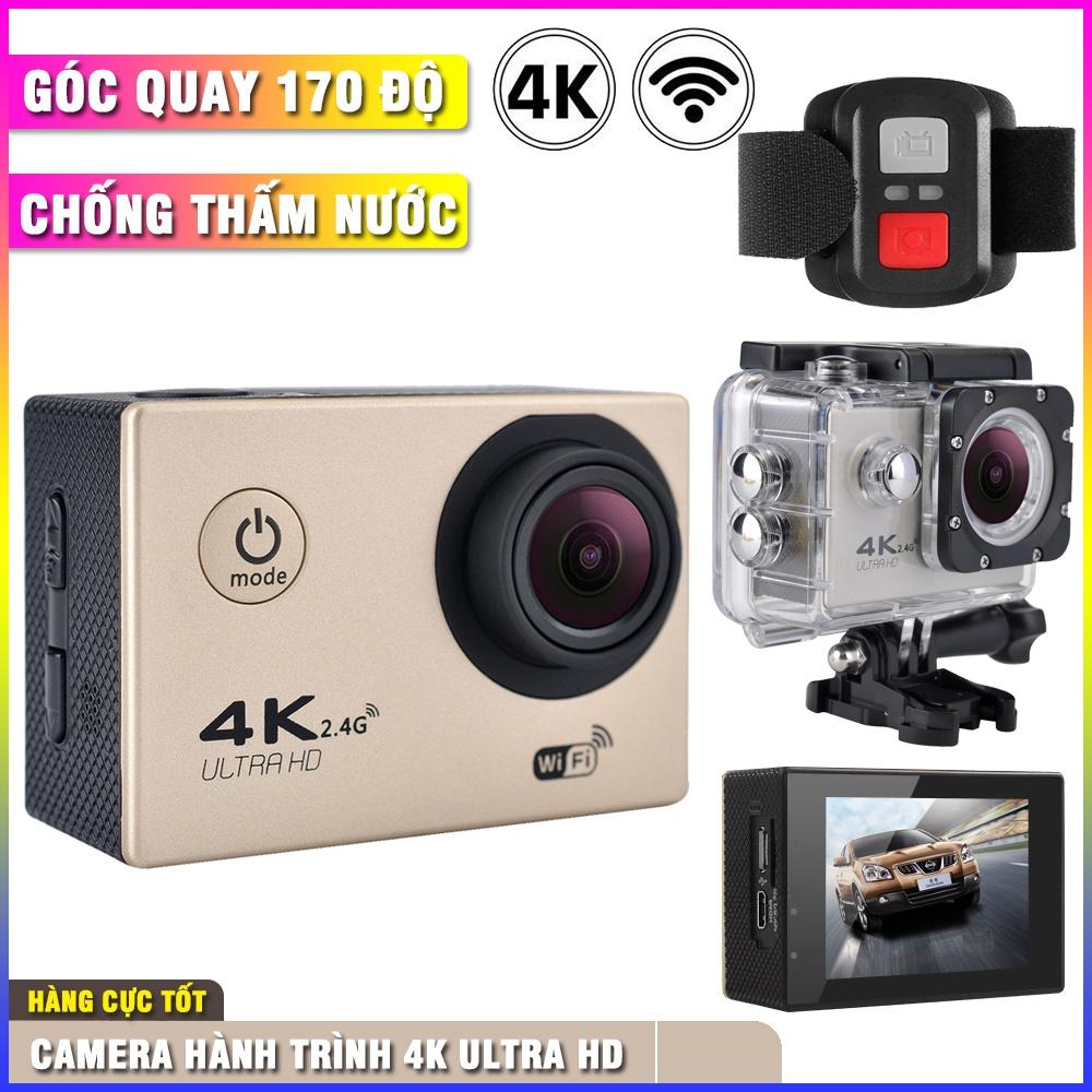 Camera hành trình Sport 4K UltraHD chống rung, chống nước- Hỗ trợ kết nối WIFI