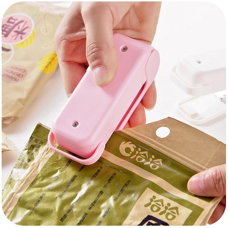 Sealing Machine Food Clip Heat Sealing Machine Mini Heat Sealer Food Packaging Kitchen Storage Bag Clips Kitchen Accessories